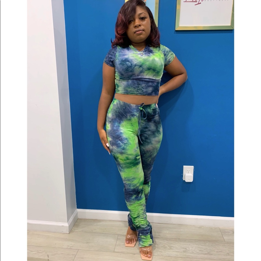 Tie Dye Pants Set
